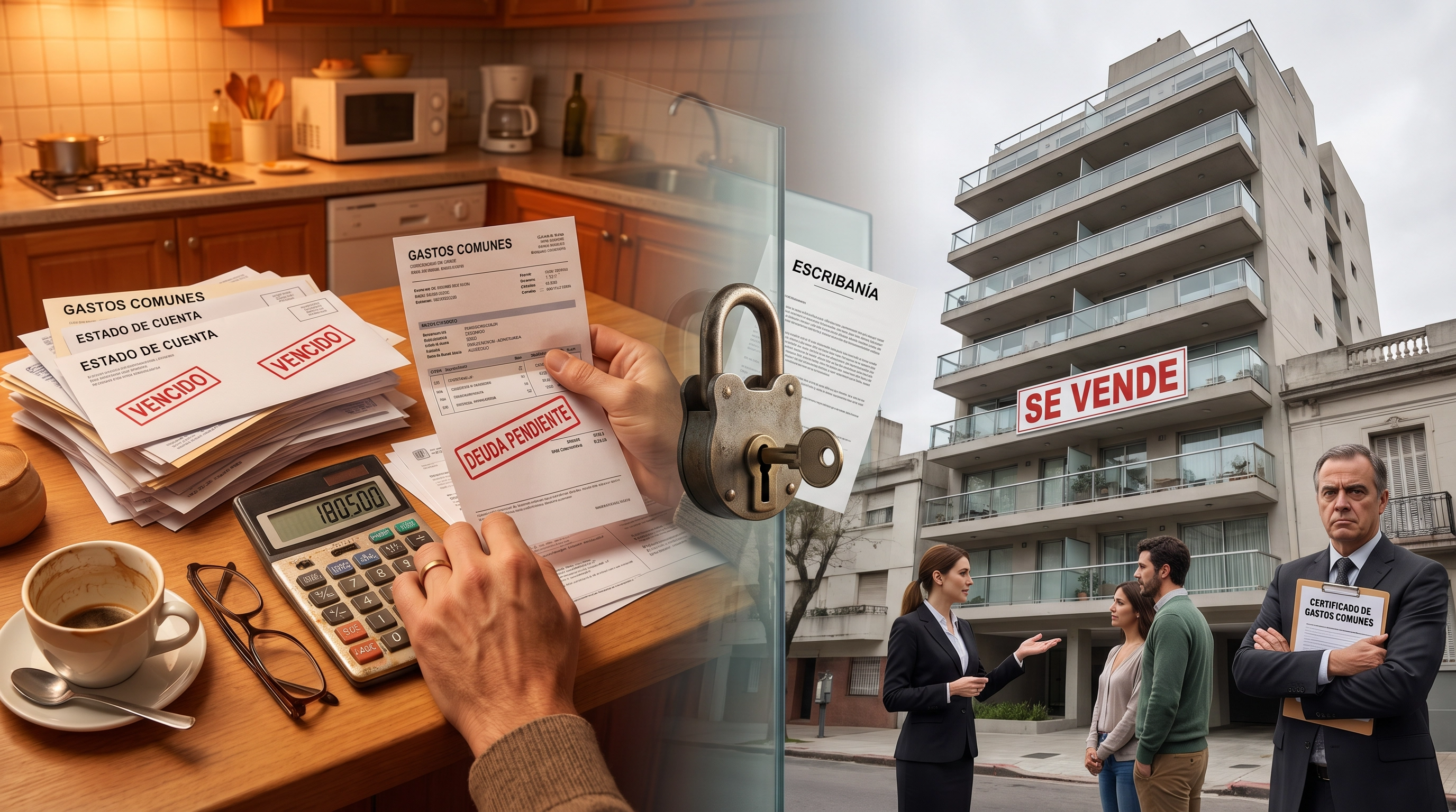 Se puede vender un apartamento con deuda de gastos comunes