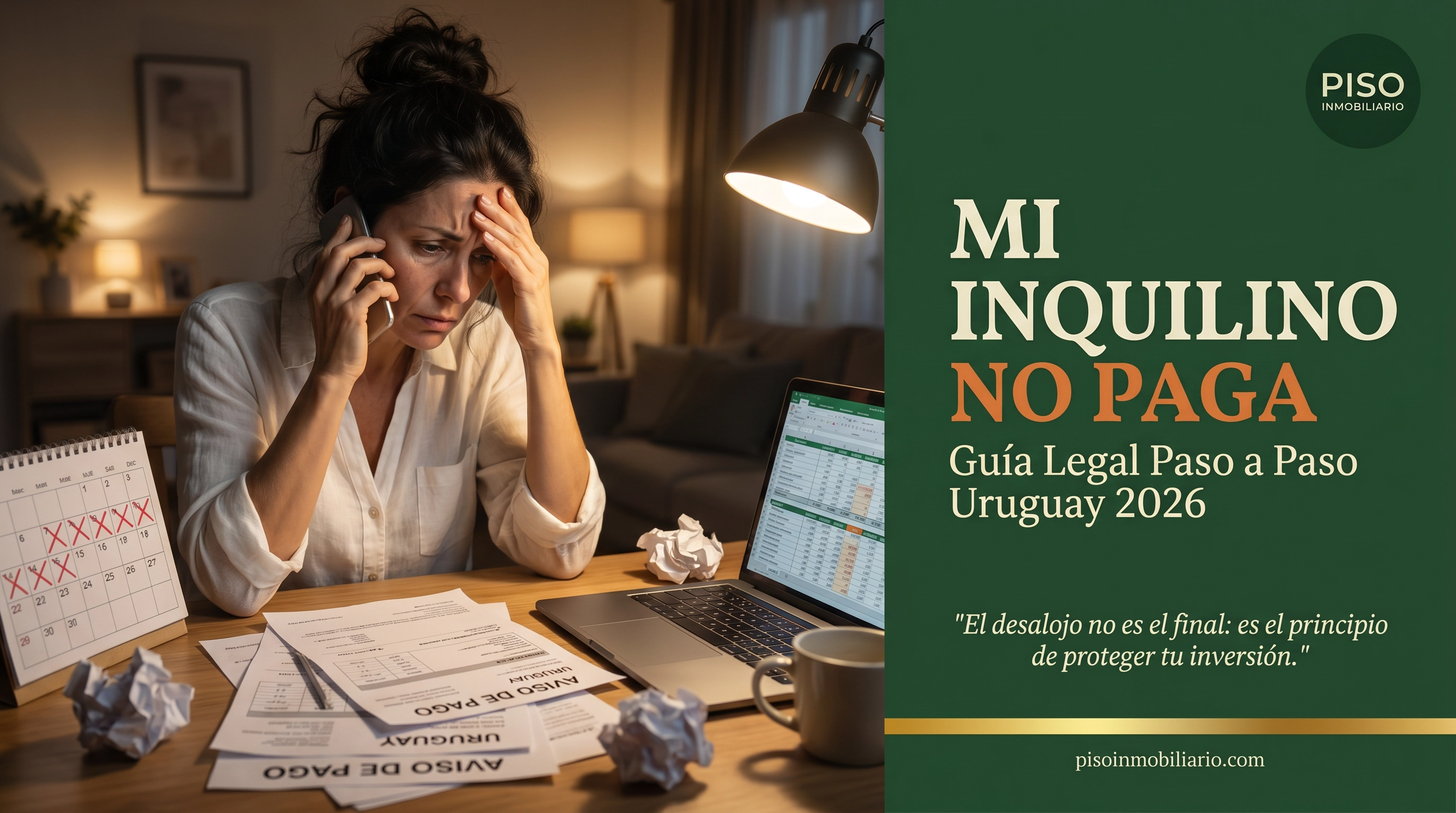 Mi Inquilino No Paga el Alquiler en Uruguay: Guía Legal Paso a Paso 2026