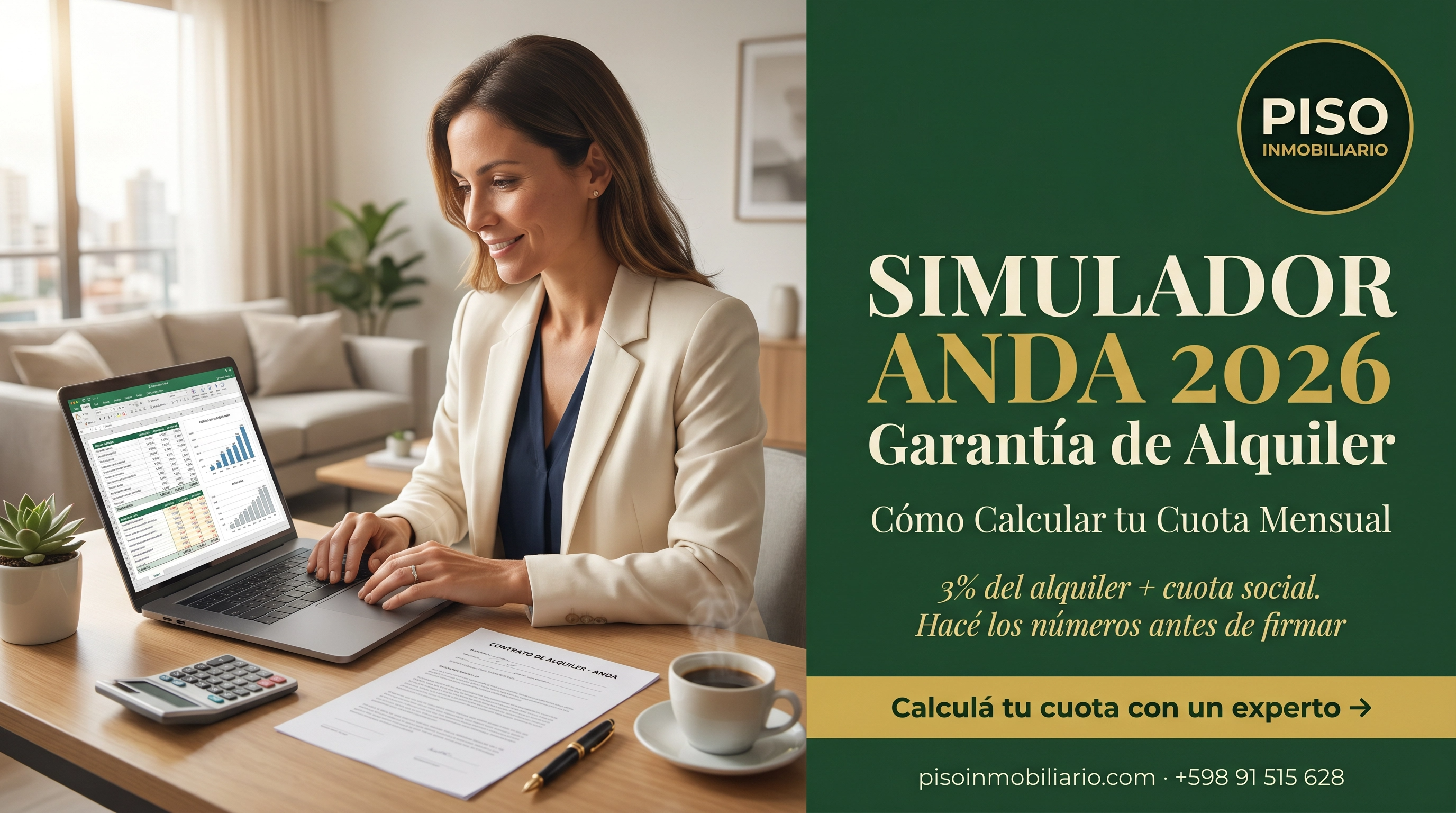 ANDA Garantía de Alquiler Simulador 2026: Cómo Calcular tu Cuota