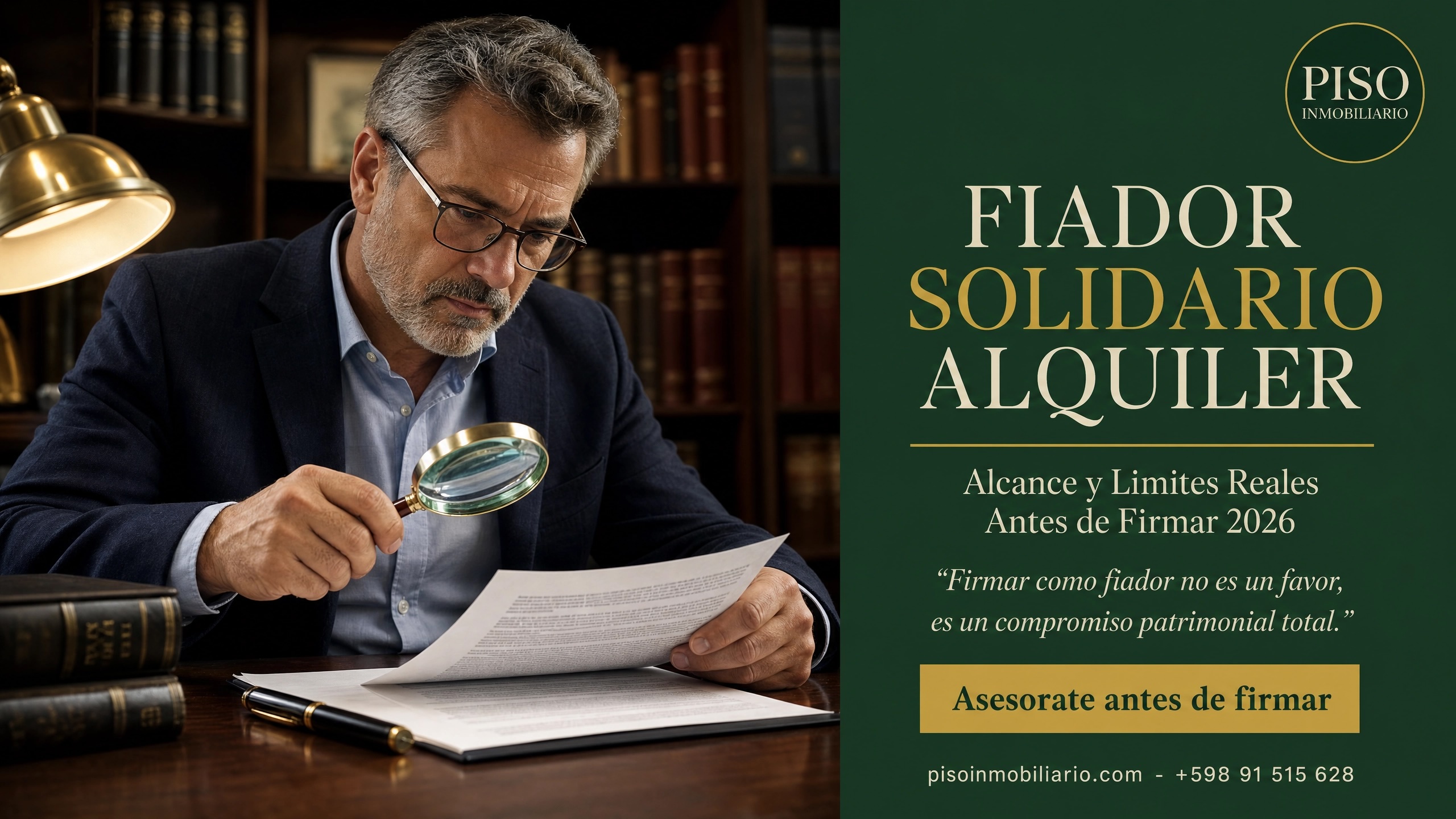 Fiador Solidario Contrato Alquiler Uruguay: Alcance y Límites