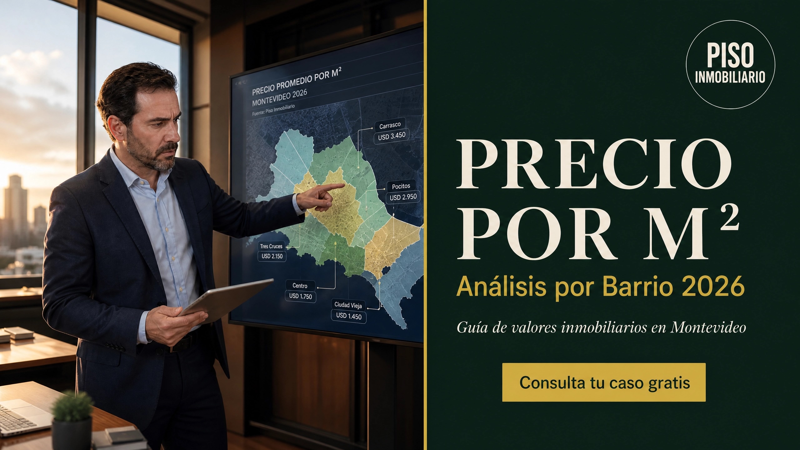 Precio del m² Montevideo 2026: Análisis por Barrio