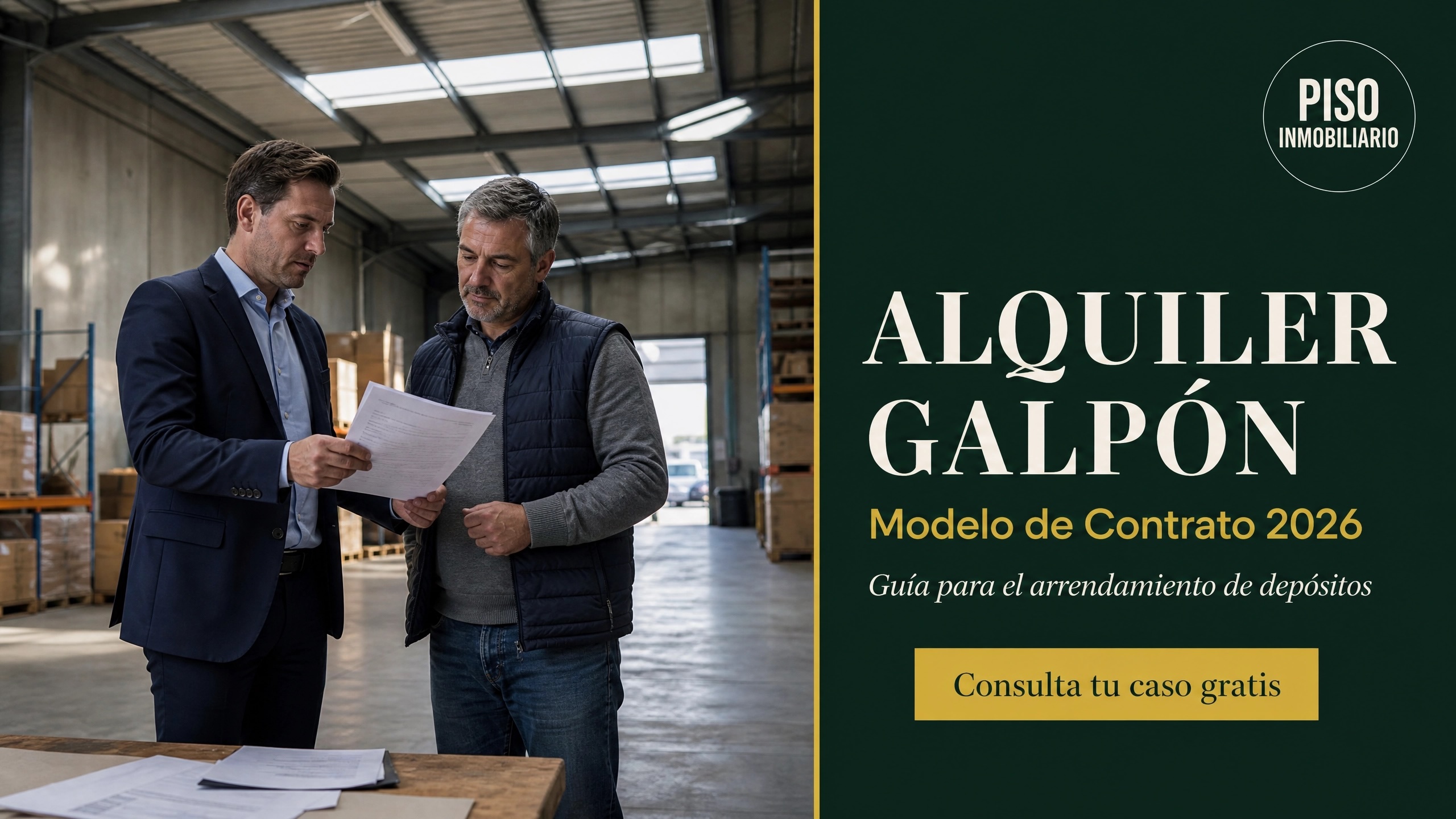 Contrato Alquiler Depósito/Galpón Uruguay: Modelo 2026