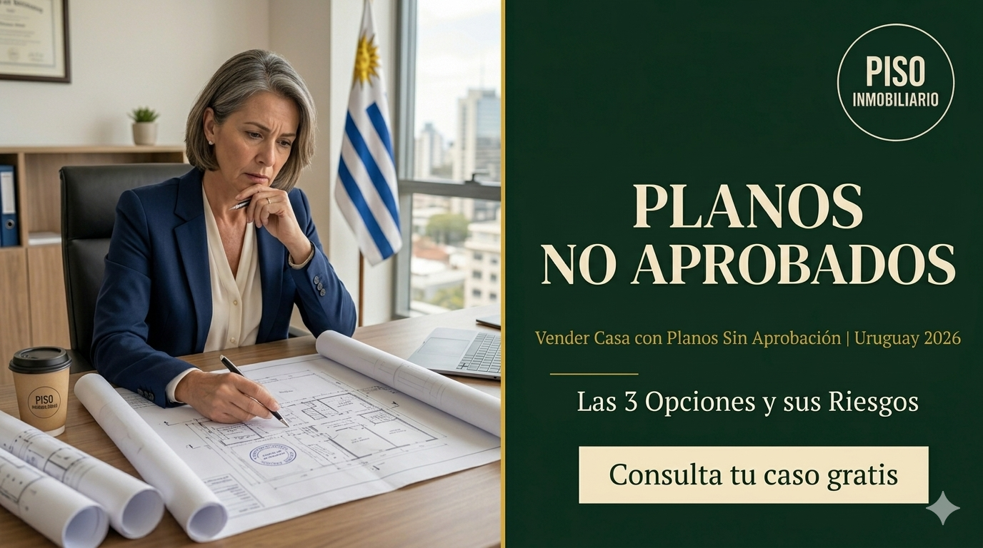 Vender una Casa con Planos No Aprobados en Uruguay: las 3 Opciones y sus Riesgos