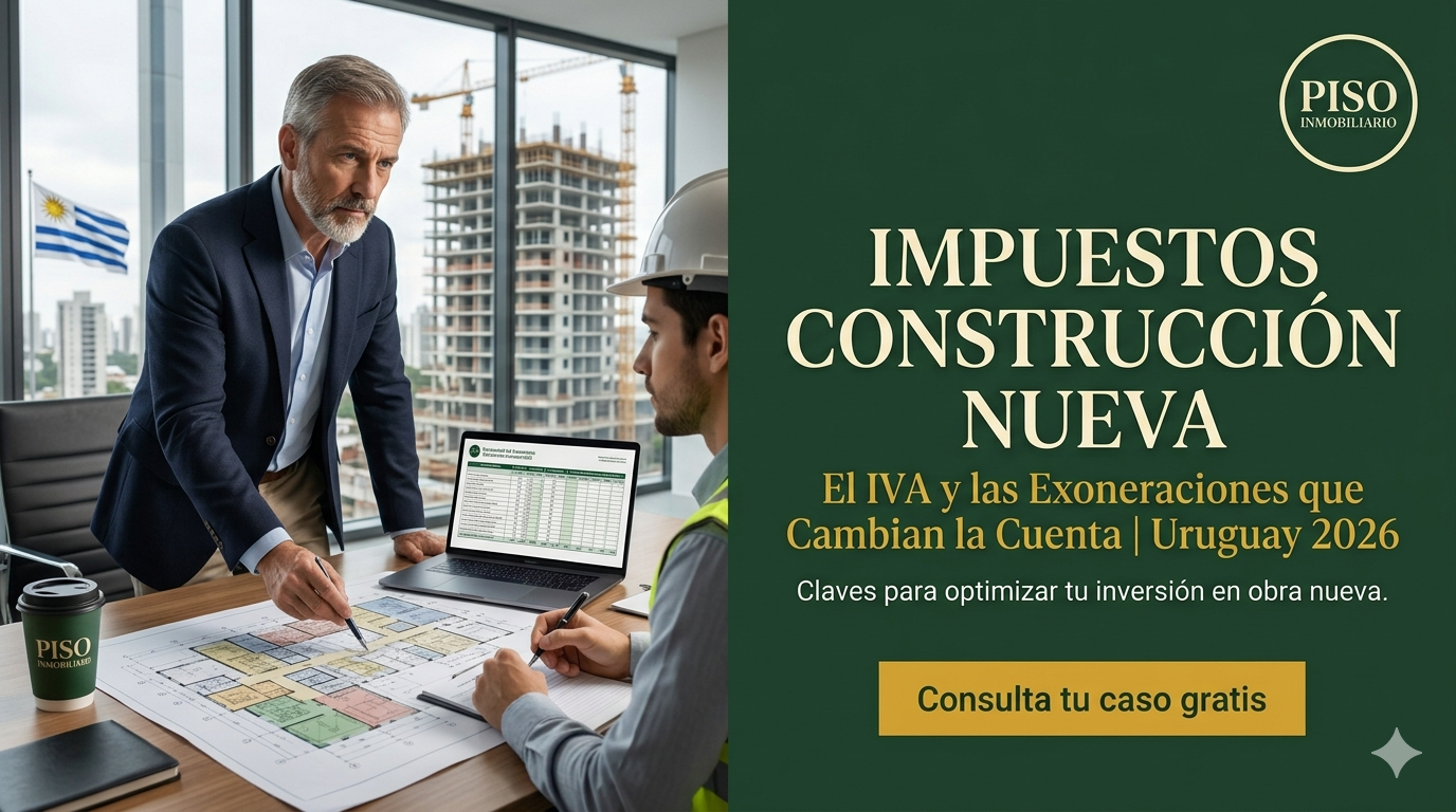 Impuestos de la Construcción Nueva en Uruguay: el IVA y las Exoneraciones que Cambian la Cuenta